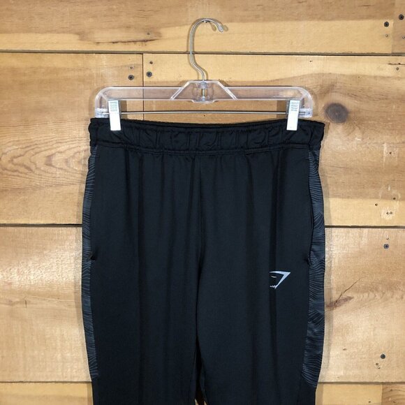 Gymshark Tapered Jogger Sweatpants Mens Size Medium Athletic Casual Black - Picture 2 of 10